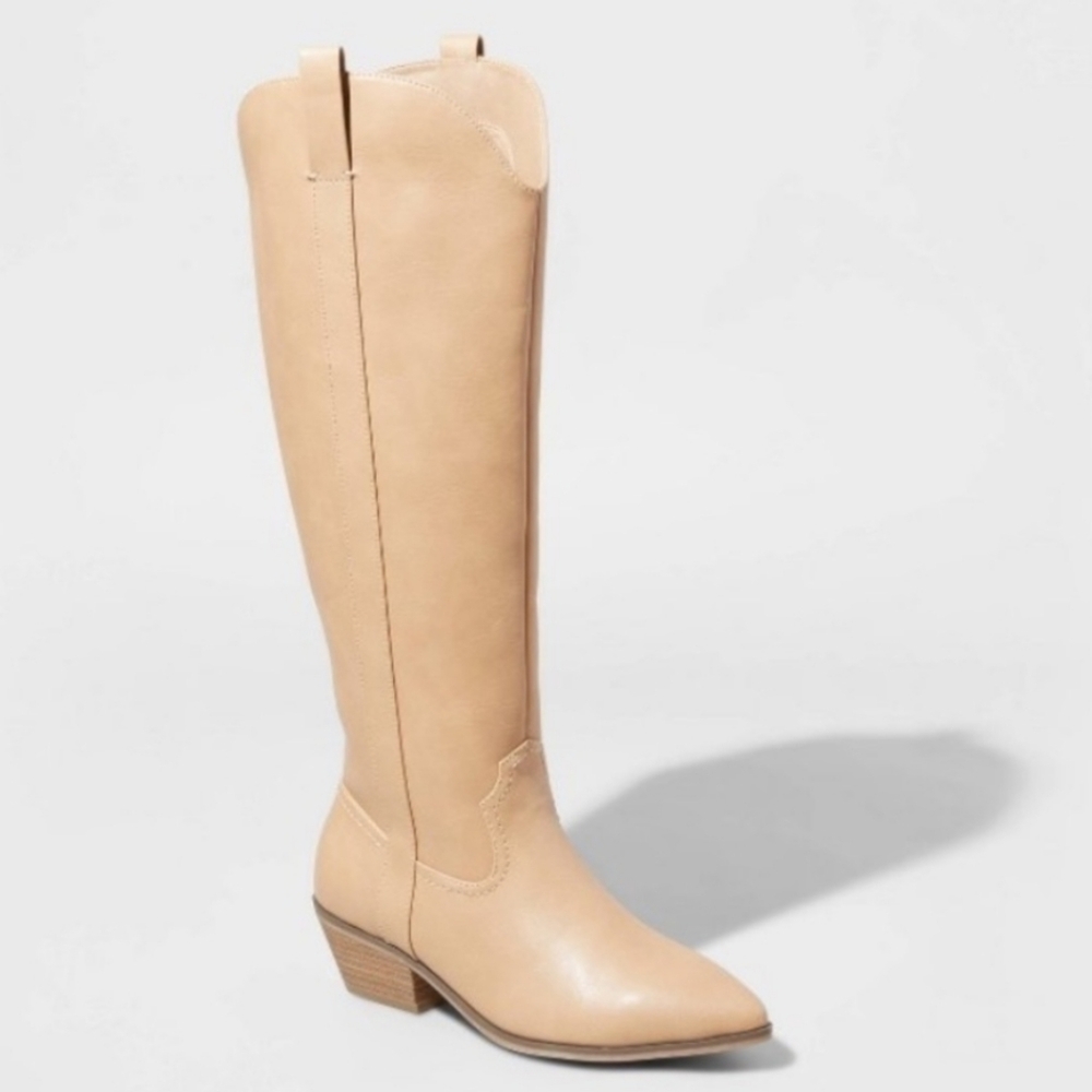 UNIVERSAL THREAD Sommer Western Tan Boots NWTs- Size 6